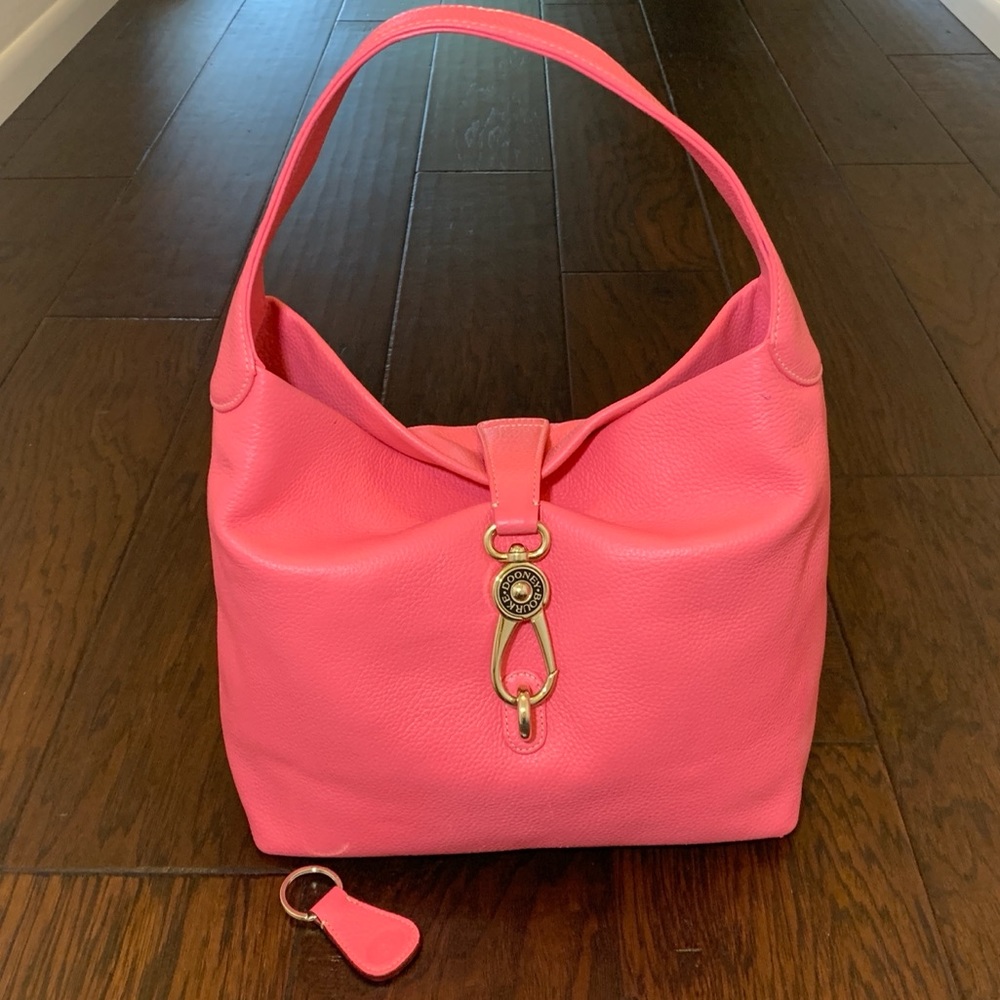 Pink Leather Women's Bag